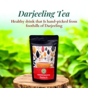 Morning Rooster Darjeeling Tea, Handpicked Flavour of India (100 G, Pack of 1)